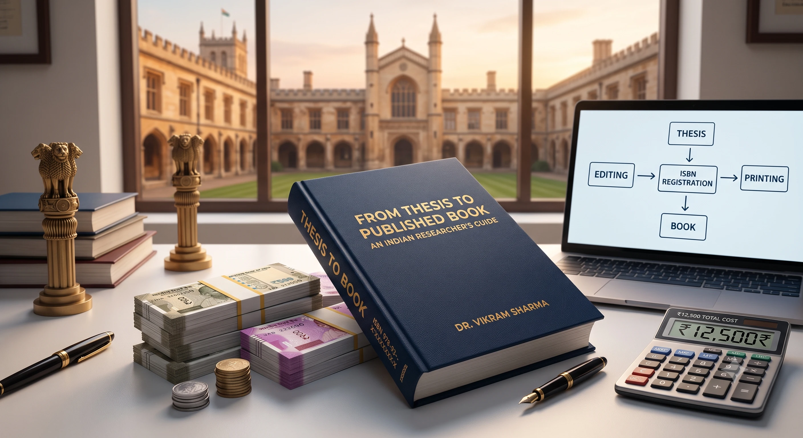 How Much Does it Cost to Publish a PhD Thesis as a Book with an ISBN in India?